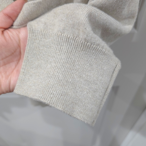 Men's Light Beige Cardigan Sweater, Big & Tall 2XL, Nwt Preppy Grandpacore - Picture 9 of 13